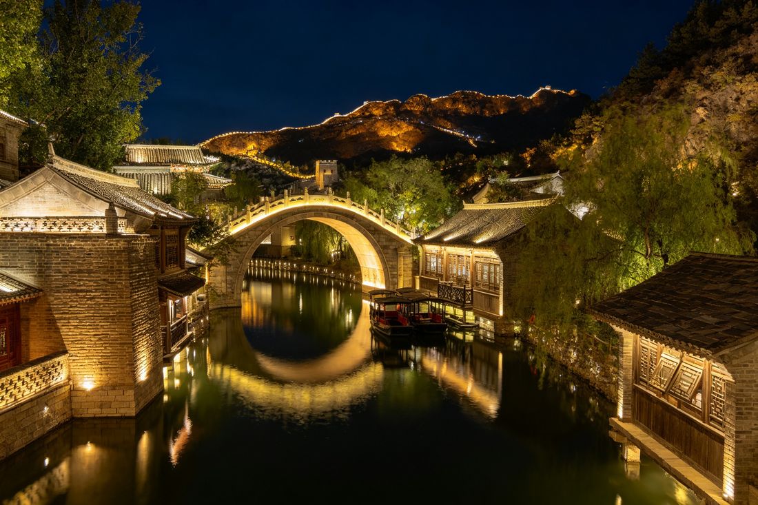 古北水镇夜景